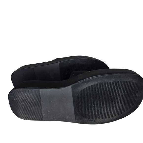 Madden Girl Womens Black Platform Slide Sandals Size 8.5 slides 90s 2000s style - Picture 5 of 7